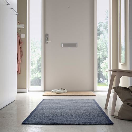 IKEA - IDROTTSPLATS, runner rug, blue, 80x150 cm
