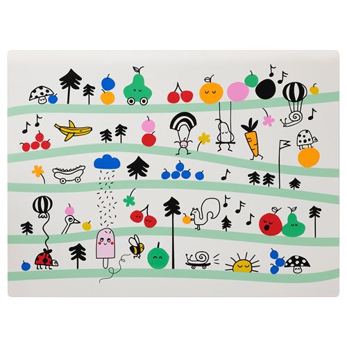 IKEA - GRÖNFINK, place mat, multicolour, 30x40 cm