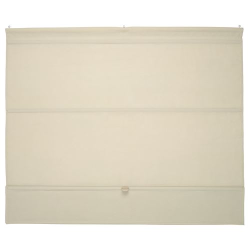 IKEA - RINGBLOMMA, roman blind, beige, 140x160 cm