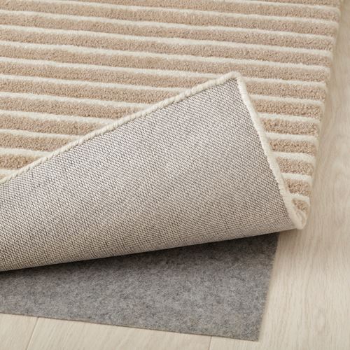 IKEA - TAGSPAR, large rug, white-beige, 170x240 cm