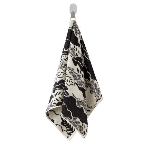 IKEA - FRÖDD, hand towel, black-white, 50x100 cm