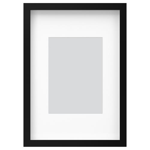 IKEA - RÖDALM, black frame, black, 21x30 cm