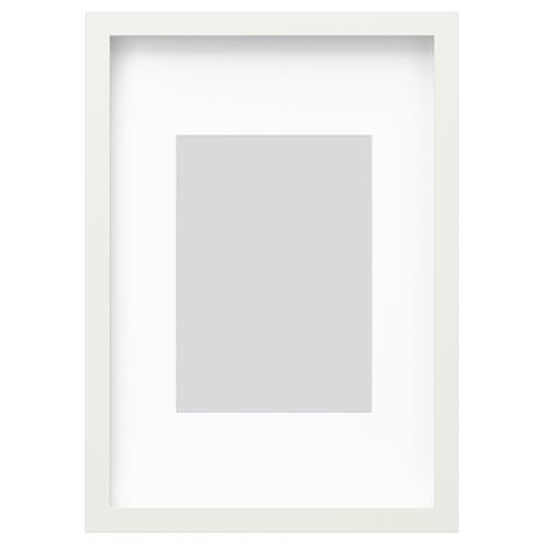 IKEA - RÖDALM, white frame, white, 21x30 cm