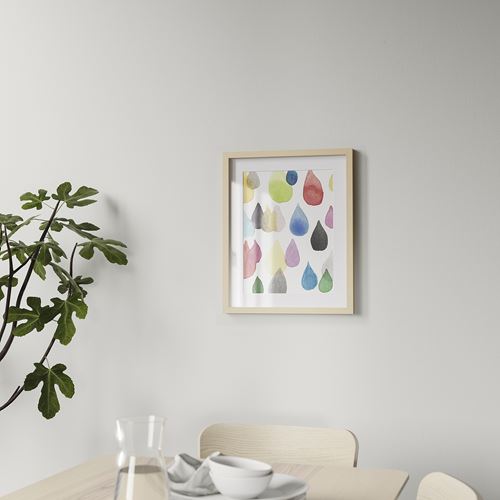 IKEA - RÖDALM, photo frame, birch effect, 40x50 cm