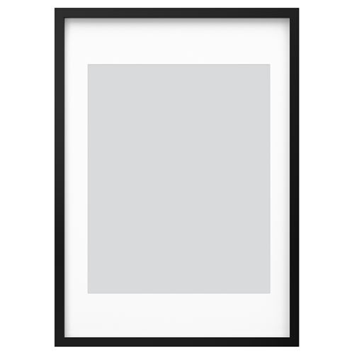 IKEA - RÖDALM, black frame, black, 50x70 cm