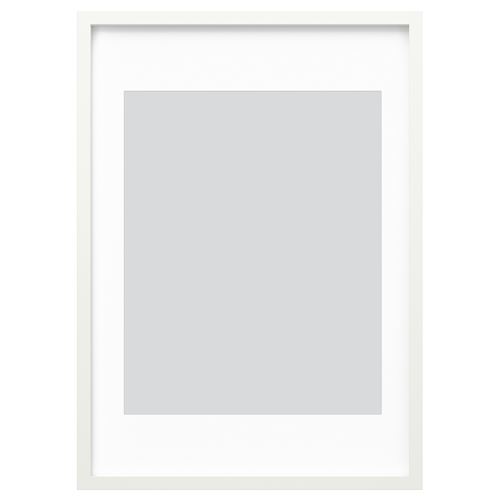 IKEA - RÖDALM, white frame, white, 50x70 cm