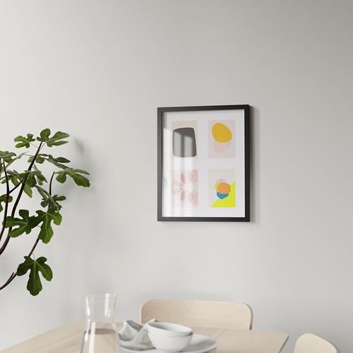 IKEA - RÖDALM, black frame, black, 40x50 cm