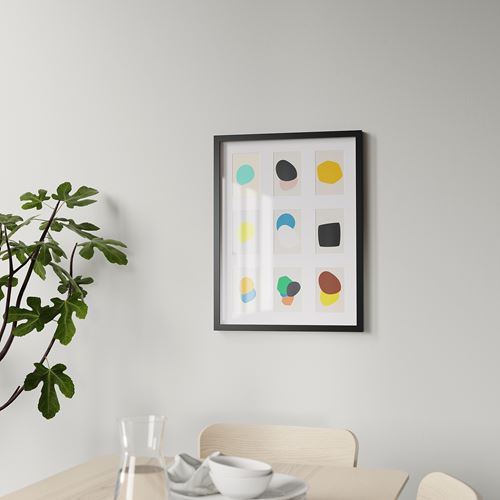 IKEA - RÖDALM, black frame, black, 46x61 cm