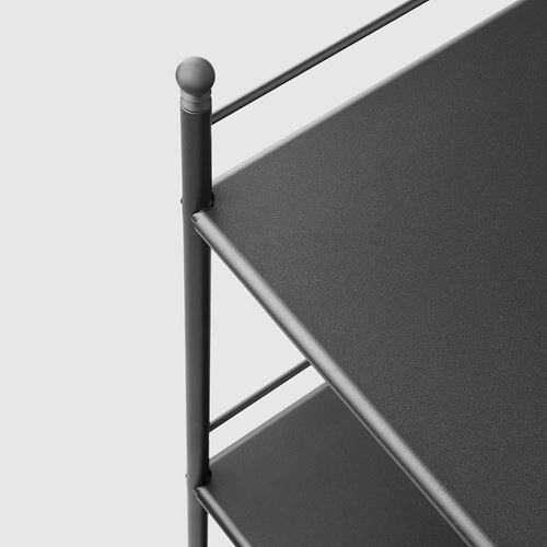IKEA - FRÖSJÖN, shelving unit, black, 40x96 cm