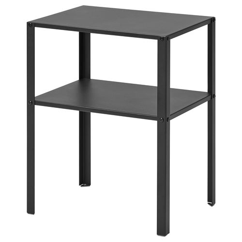 IKEA - KNARREVIK, bedside table, black, 42x34 cm