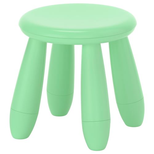 IKEA - MAMMUT, children's stool, light green