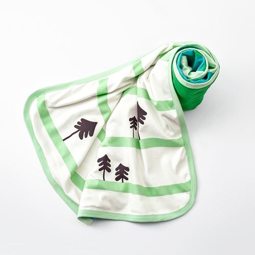 IKEA - GRÖNFINK, baby blanket, green, 80x100 cm