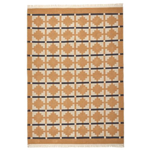 IKEA - TELEGRAFLINJE, large rug, yellow-beige, 170x240 cm