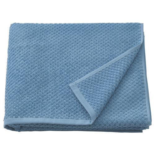 IKEA - GULVIAL, bath sheet, dark grey-blue, 70x140 cm