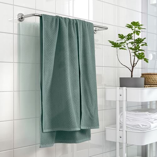 IKEA - GULVIAL, bath sheet, turquoise, 70x140 cm