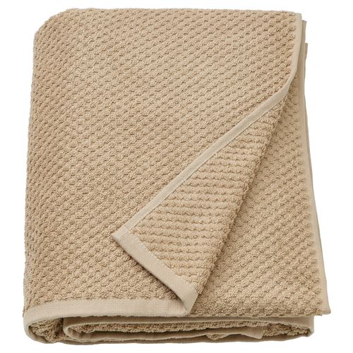 IKEA - GULVIAL, bath sheet, beige, 100x150 cm