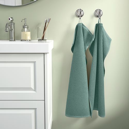 IKEA - GULVIAL, hand towel, turquoise, 40x70 cm