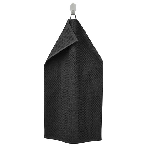 IKEA - GULVIAL, hand towel, black, 40x70 cm