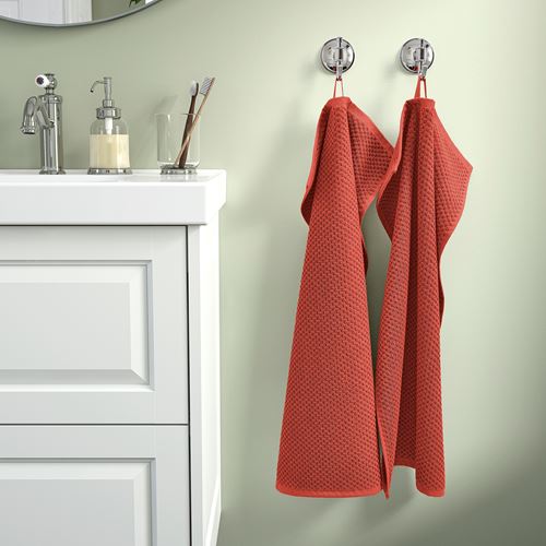 IKEA - GULVIAL, hand towel, red-brown, 40x70 cm