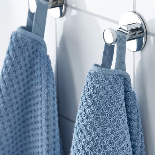 IKEA - GULVIAL, hand towel, dark grey-blue, 30x30 cm