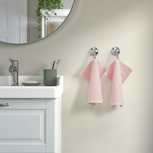 IKEA - GULVIAL, hand towel, pale pink, 30x30 cm