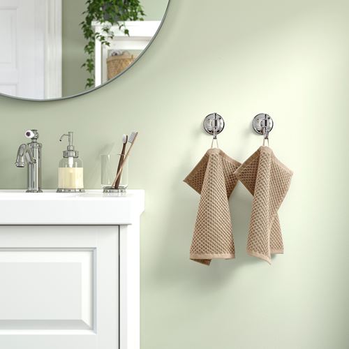 IKEA - GULVIAL, hand towel, beige, 30x30 cm