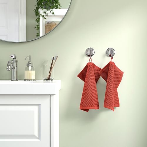 IKEA - GULVIAL, hand towel, red-brown, 30x30 cm