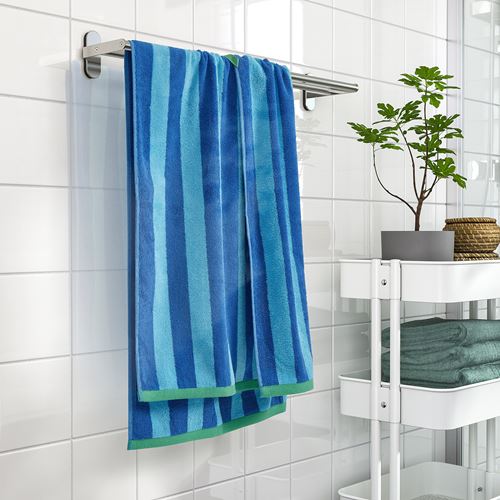 IKEA - SLANHÖSTMAL, bath sheet, multicolour, 70x140 cm