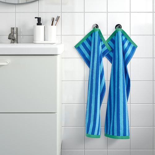 IKEA - SLANHÖSTMAL, hand towel, multicolour, 40x70 cm