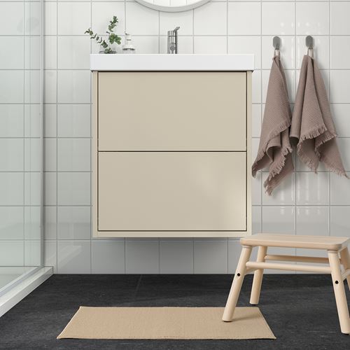 IKEA - FINTSEN, banyo paspası, bej, 40x60 cm