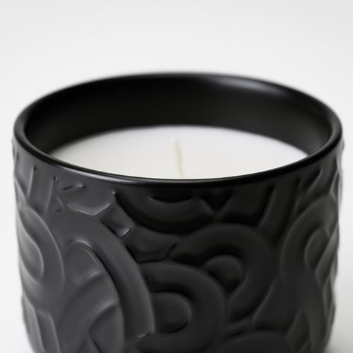 IKEA - SÖTRÖNN, scented candle in pot, black, 25 hr