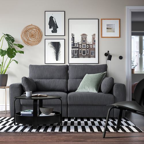 IKEA - ESKILSTUNA, 2-seat sofa, hillared anthracite