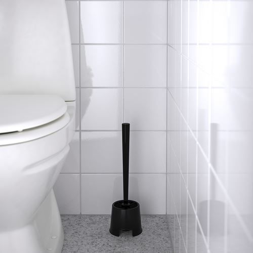 IKEA - BOLMEN, toilet brush, black