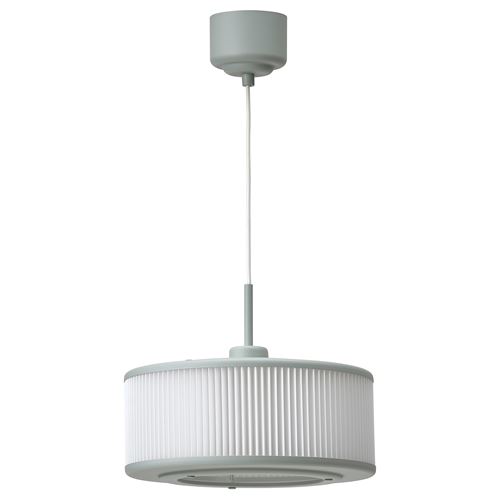 IKEA - REMTANG, pendant lamp, grey-green, 38 cm