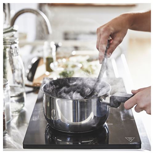 IKEA - MIDDAGSMAT, steel sauce pan, non-stick coating-stainless steel, 2 l