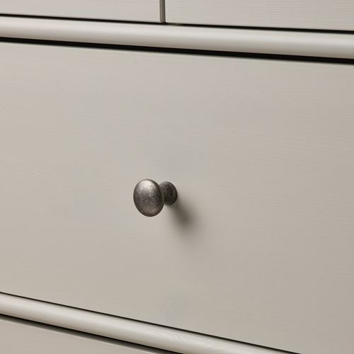 IKEA - STOREMOLLA, chest of 8 drawers, light grey/beige, 171x50x91 cm