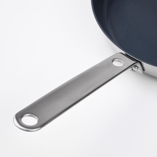 IKEA - HEMKOMST, frying pan, non-stick coating-stainless steel, 24 cm