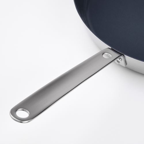 IKEA - HEMKOMST, frying pan, non-stick coating-stainless steel, 32 cm