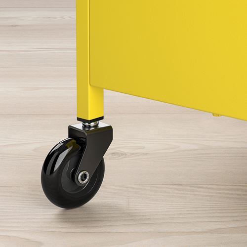 IKEA - NISSAFORS, trolley, yellow, 50,5x30x83 cm