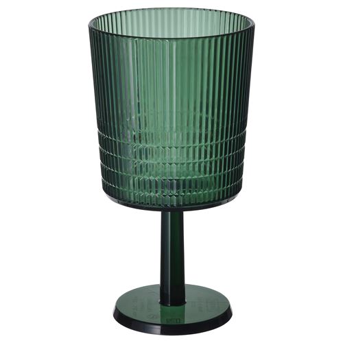 IKEA - KALLSINNIG, wine glass, plastic-green, 32 cl