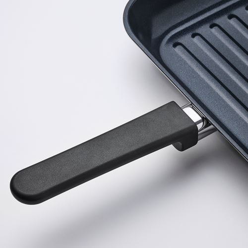 IKEA - MIDDAGSMAT, grill pan, stainless steel, 28x28 cm