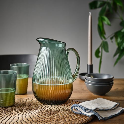 IKEA - VARDAGEN, jug, dark grey-green, 2 l