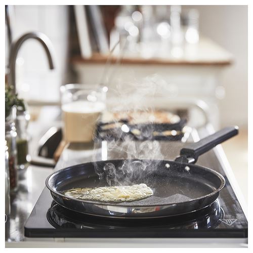 IKEA - MIDDAGSMAT, crepe/pancake pan, stainless steel, 24 cm