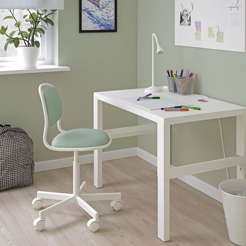 IKEA - PAHL, sliding door-wardrobe, white/light green