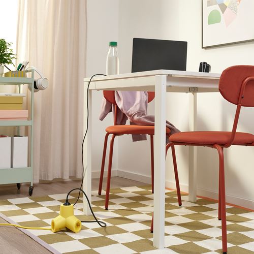 IKEA - HORNFELS, extension cord, yellow, 1.8 m