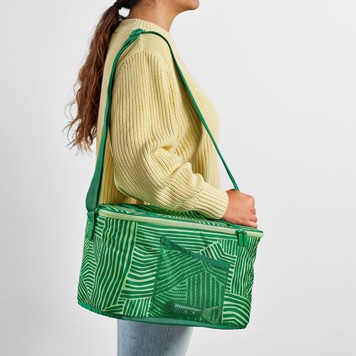 IKEA - NABBFISK, cool bag, green, 36x26x22 cm