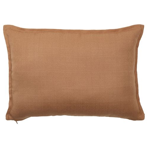 IKEA - LAGERPOPPEL, lace pillow cover, light brown, 40x58 cm