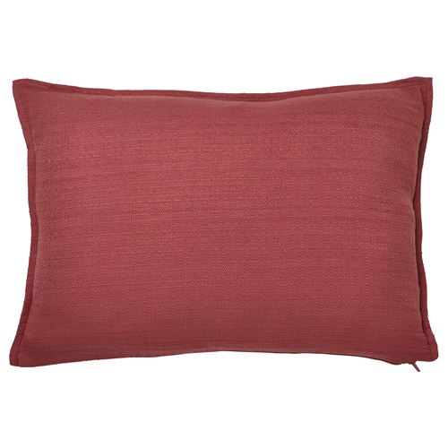 IKEA - LAGERPOPPEL, lace pillow cover, pink/red, 40x58 cm