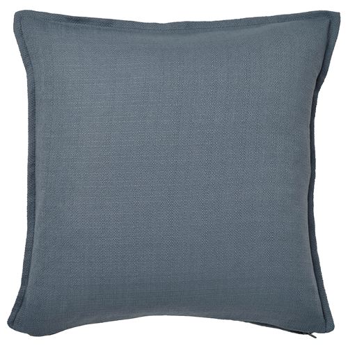 IKEA - LAGERPOPPEL, lace pillow cover, blue/grey, 50x50 cm