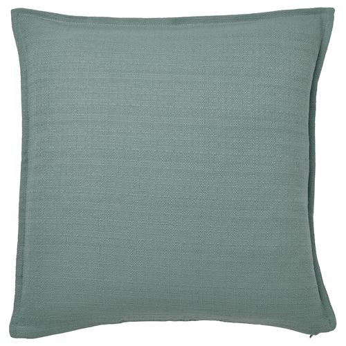 IKEA - LAGERPOPPEL, lace pillow cover, light blue-grey, 50x50 cm